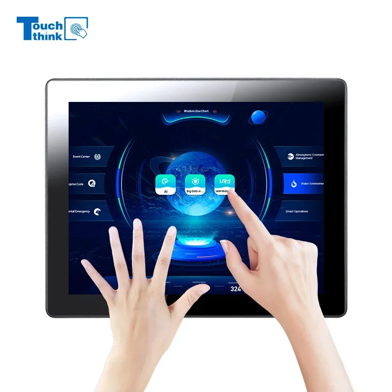 Case Mesh Panel - Touchthink 10-Punkt-Multi-Touchscreen Hmi Ip65 Linux Win10