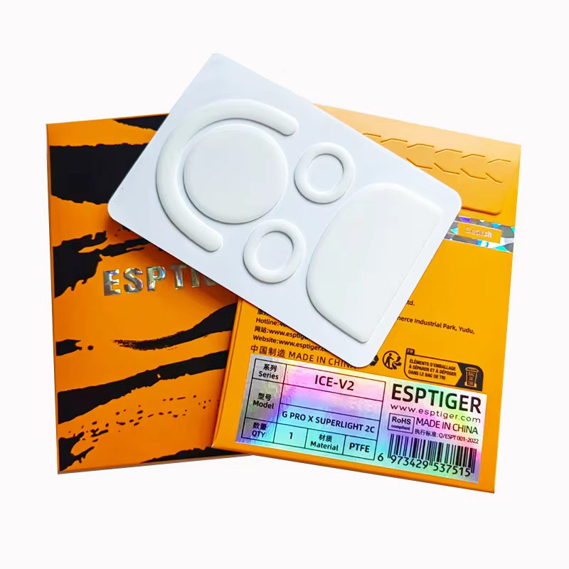 Logitech Mouse G Pro X Superlight - 1 Packung EspTiger ICE V2 Gaming-Mausfüße