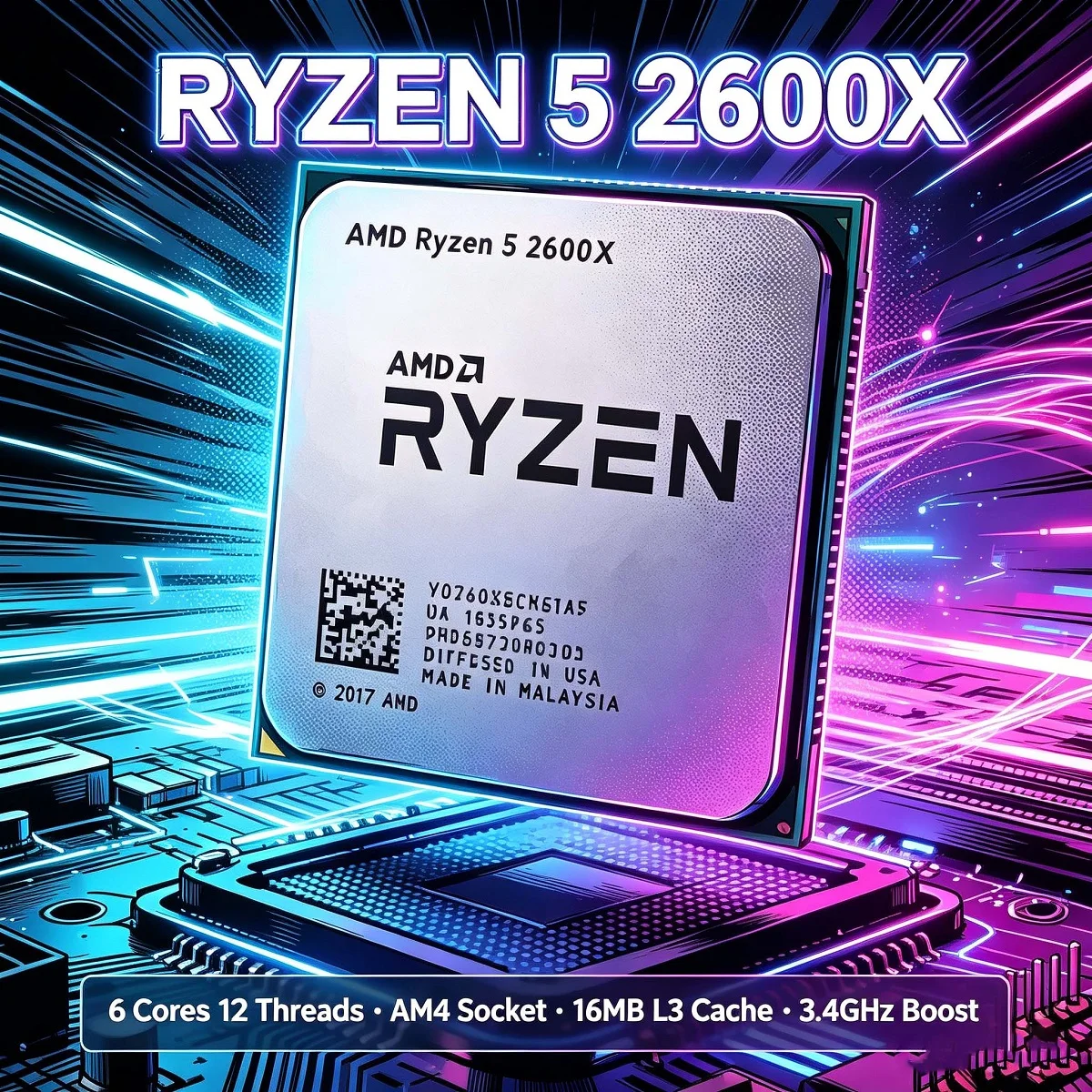 Amd Cpu Ryzen 5 - AMD Ryzen 5 2600X 3,6GHz Gaming-CPU