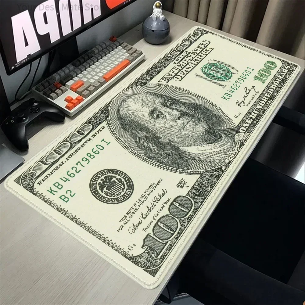 Gaming Accessories To Sell - Beliebtes Dollar-Mauspad, Gamer-Schreibtischzubehör, Büro-Gaming-PC-Unterlage, Anime-Computer-Tischmatte, Große