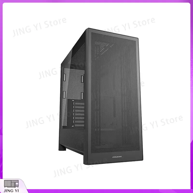 Case Mesh Panel - Mid-Tower Gaming-PC-Gehäuse ATX Computer-Chassis mit Mesh-Frontpanel