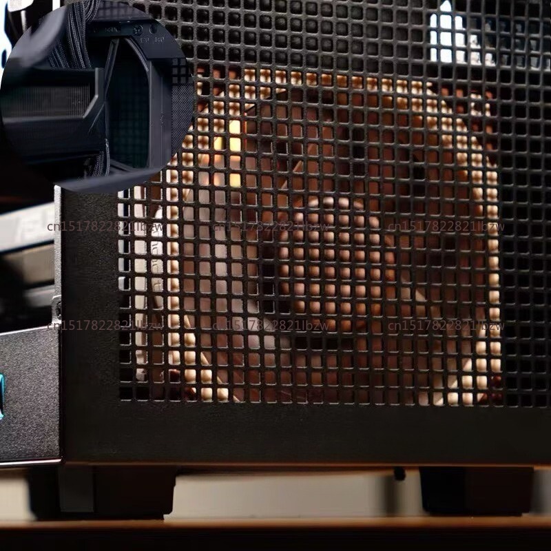Case Mesh Panel - Mesh-Magnetische Saugseitenwand M-ATX Desktop-Computergehäuse mit Typ-C-Schnittstelle