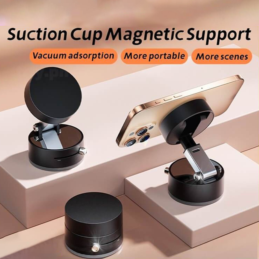 Desk Corner Mat - Vakuum-Saugmagnet Auto-Handyhalterung Armaturenbrett-Halterung Tragbarer Ständer 360°
