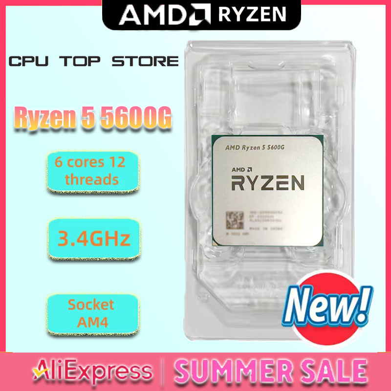 Amd Cpu Ryzen 5 - AMD Ryzen 5 5600G 6C/12T 4,4GHz
