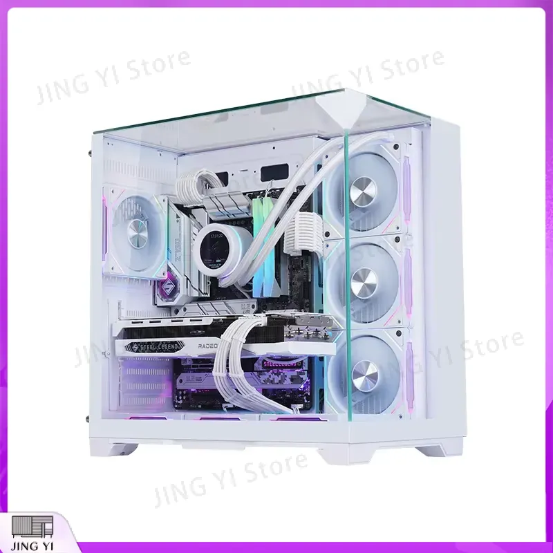 Case Mesh Panel - Full-Tower ATX Gaming PC-Gehäuse Weiß Metall-Mesh-Frontpanel