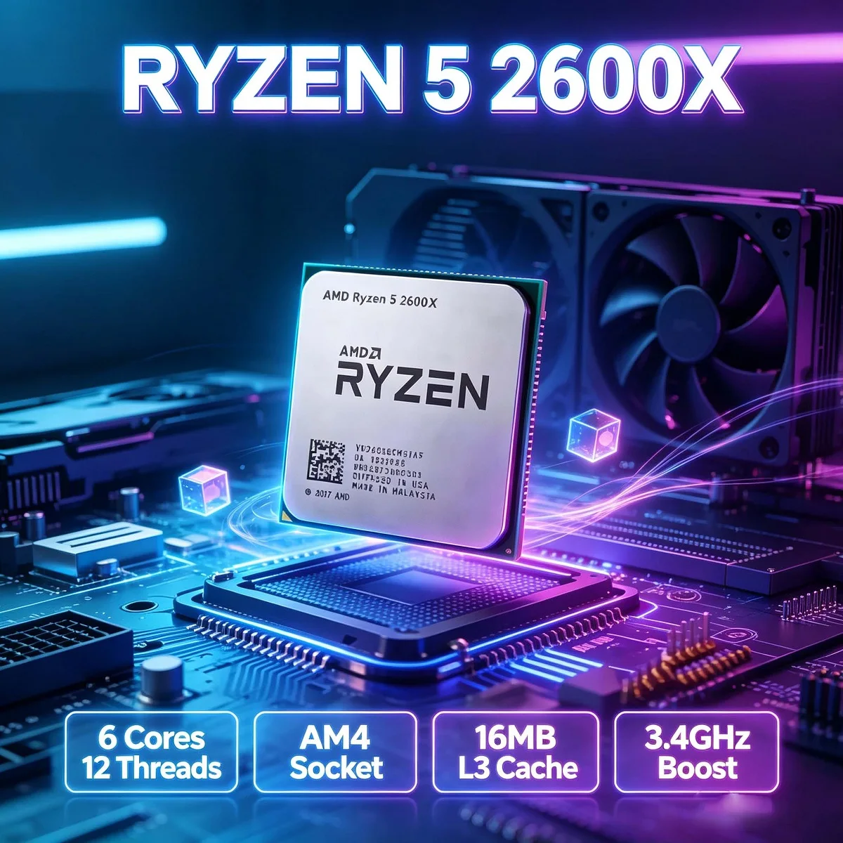 AMD Ryzen 5 2600X CPU AM4 12nm – Amd Cpu Ryzen 5 Bewertung und Preis