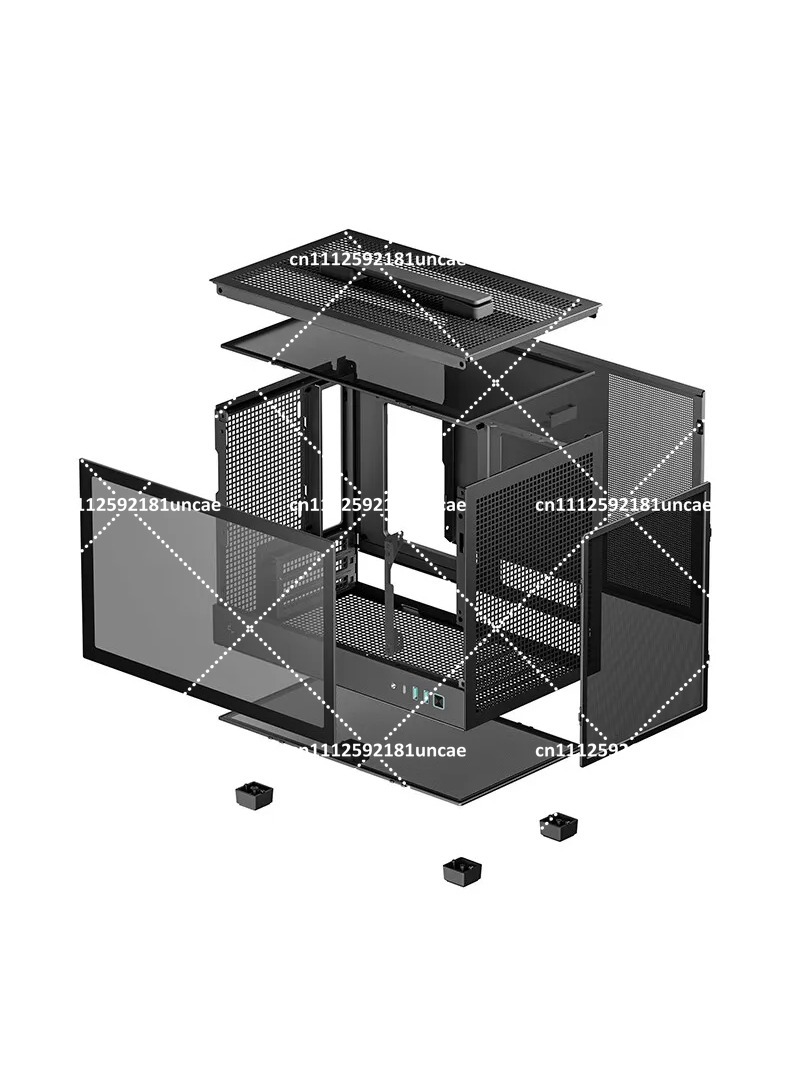 Tragbares ITX-Computergehäuse  – Case Mesh Panel Bewertung und Preis