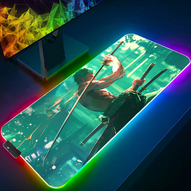ONE PIECE Zoro Mauspad RGB Gam – Gaming Accessories For Setup Bewertung und Preis