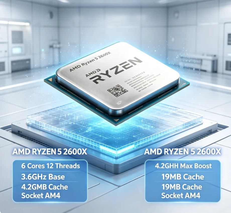 AMD Ryzen 5 2600X Desktop-CPU  – Amd Cpu Ryzen 5 Bewertung und Preis