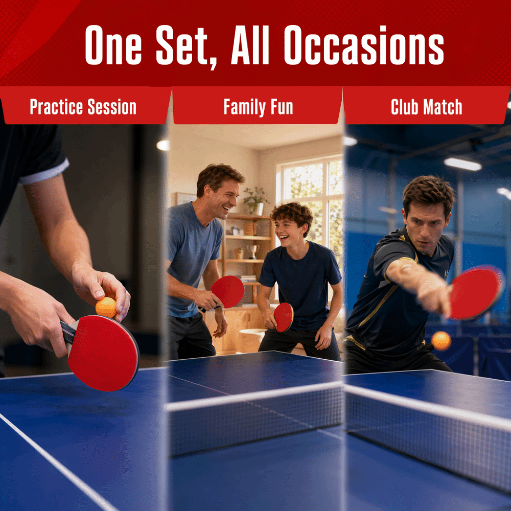 6-teiliges Tischtennisschläger – Case Mesh Panel Bewertung und Preis