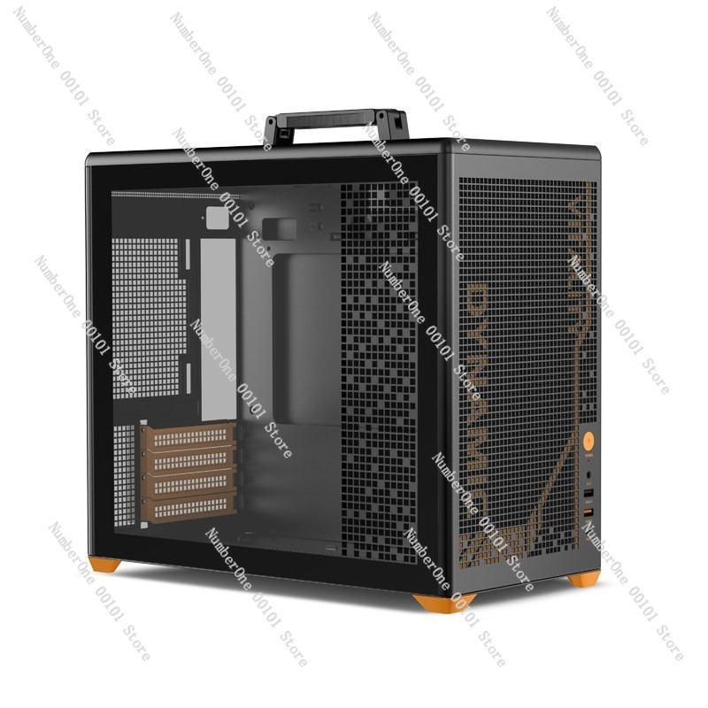 Tragbares MATX-Computergehäuse – Case Mesh Panel Bewertung und Preis