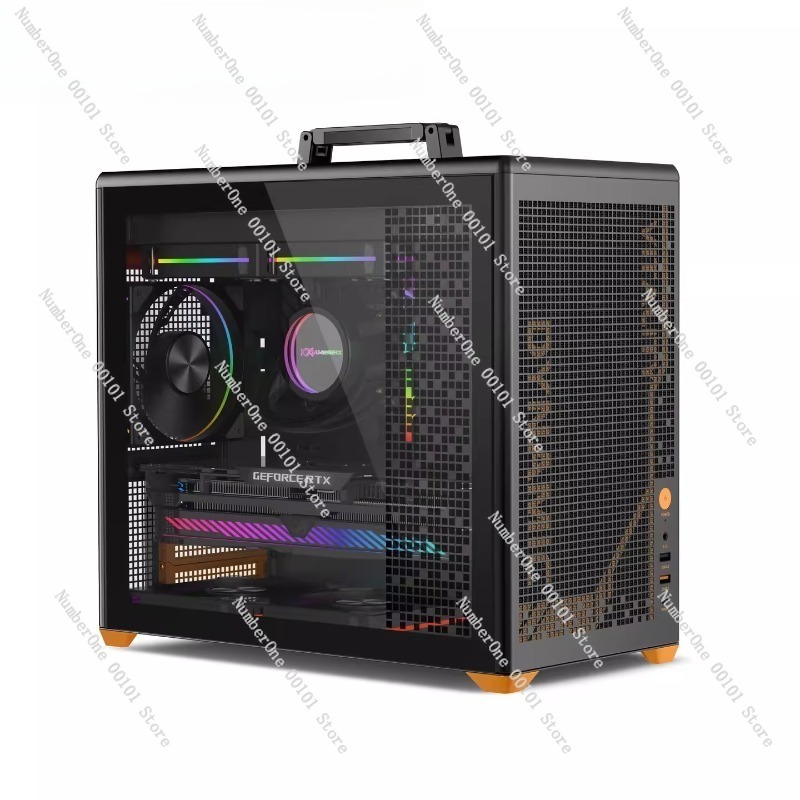 Tragbares MATX-Computergehäuse – Case Mesh Panel Bewertung und Preis