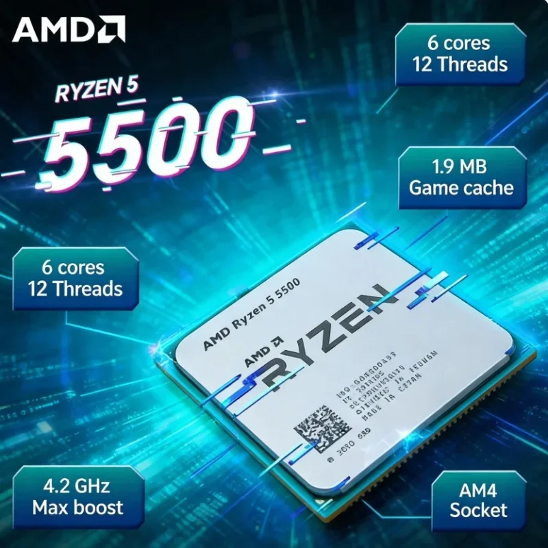 AMD Ryzen 5 5500 Studio Multi- – Amd Cpu Ryzen 5 Bewertung und Preis
